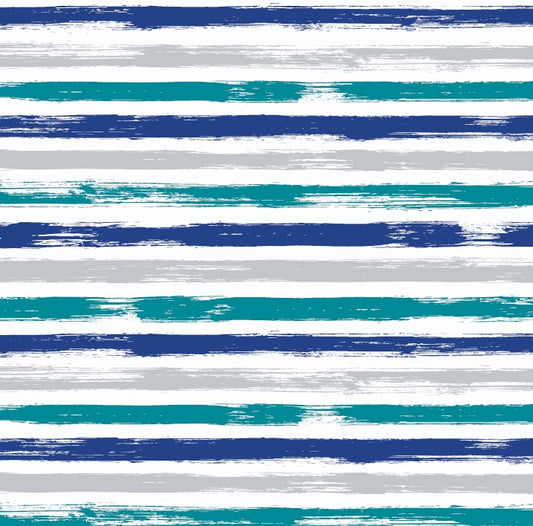 Blue gray Printed stripes