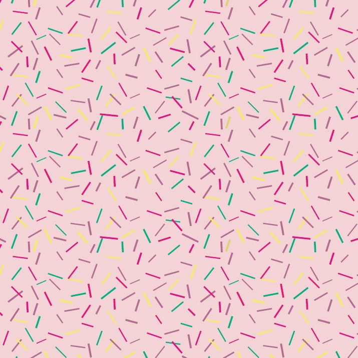 Confetti on Pink