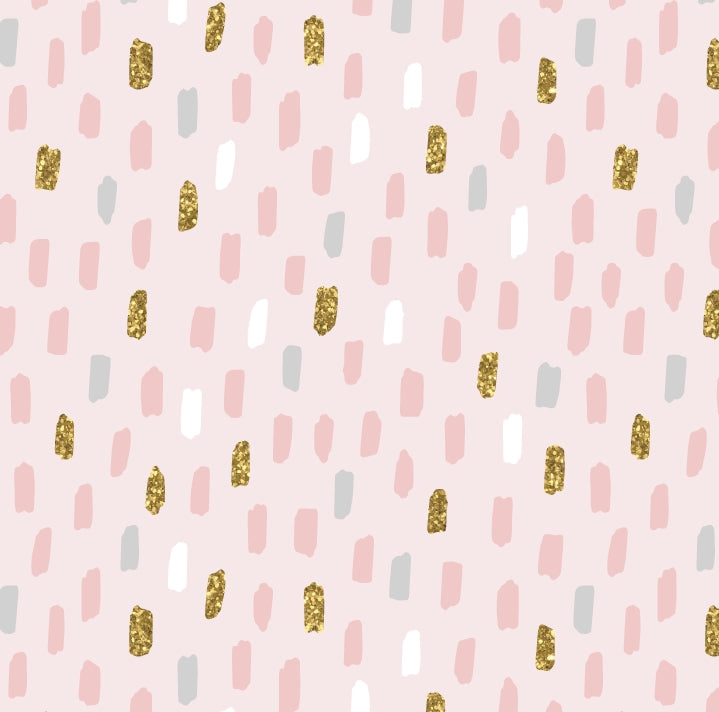 Pink & Gold Foil Rain