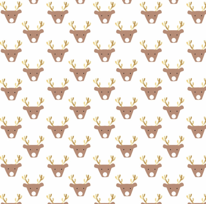 Reindeer Gold Foil Paper