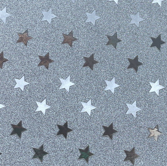 Sliver Star Glitter Paper